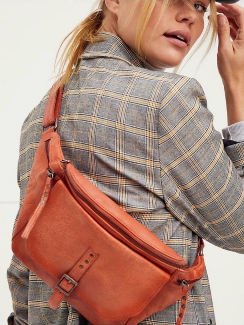 Free People 100% Goat Leather Sling Bag